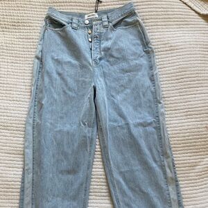 James Street Co - Baggy Fit Tuxedo Stripe Jeans, size 30/31